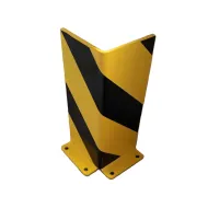 �erno-�lut� ocelov� ochrana roh� zd�, st�n (patka) - 40 cm x 16 cm x 0,6 mm