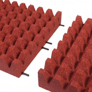 erven gumov dopadov dladice (V100/R50) FLOMA - dlka 50 cm, ka 50 cm a vka 10 cm - zvtit obrzek