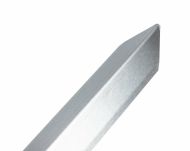 Ocelov� nerezov� ochrana roh� zd�, st�n (L-profil) - 150 cm x 4,5 cm x 0,8 mm