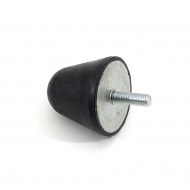 Černý gumový doraz tvaru kužele se šroubem FLOMA - průměr 7,5 cm x 7 cm - zvětšit obrázek