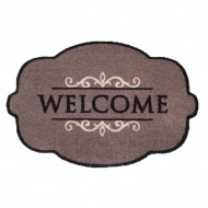 Vnitřní čistící pratelná vstupní rohož FLOMA Prestige Welcome ornament - 50 x 75 x 0,7 cm - zvětšit obrázek