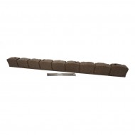 Hnd gumov zahradn obrubnk FLOMA Stone - 120 x 2 x 9 cm - zvtit obrzek