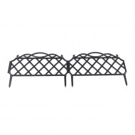ern plastov modulov zahradn obrubnk FLOMA Bordura Greca - 79,5 x 29,8 cm - 5 ks