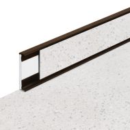 PVC vinylov� soklov� podlahov� li�ta Fortelock Business Sauda gold rush G001 brown - 200 x