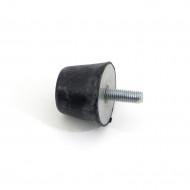 Černý gumový doraz tvaru komolého kužele se šroubem FLOMA - průměr 4 cm x 3 cm - zvětšit obrázek