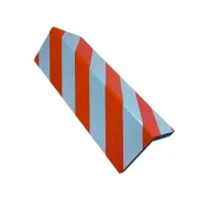 �erveno-b�l� p�nov� ochrana roh� zd�, st�n (roh) - 44 x 12,5 x 2 cm