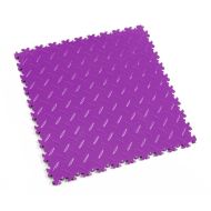 Fialov� PVC vinylov� z�t�ov� dla�ba Fortelock Industry 2010 (diamant) - 51 x 51 x 0,7 cm