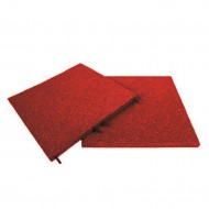 erven gumov elastick hladk dlaba FLOMA - 100 x 100 x 4 cm - zvtit obrzek