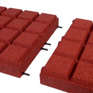 erven gumov dopadov dladice (V90/R25BIG) FLOMA - dlka 50 cm, ka 50 cm a vka 9 c - zvtit obrzek