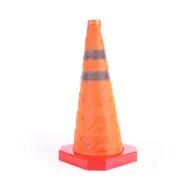 Skl�dac� reflexn� dopravn� ku�el - ���ka 24,5 cm, v��ka 50 cm