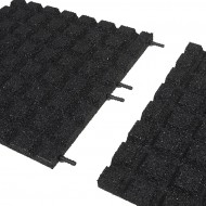 ern gumov certifikovan dopadov dlaba FLOMA V25/R15 - 50 x 50 x 2,5 cm - zvtit obrzek