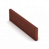 erven gumov dopadov obrubnk OB2 FLOMA - 100 x 5 x 25 cm - zvtit obrzek