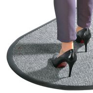 Antracitov plkruhov vstupn roho FLOMA Perla - 90 x 200 x 1,4 cm - zvtit obrzek