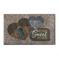 Textiln gumov istc vnitn vstupn roho FLOMA Hearts - 45 x 75 x 1,1 cm - zvtit obrzek