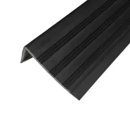 �ern� plastov� PVC protiskluzov� schodov� hrana F600 - 150 x 8,2 x 4,5 cm