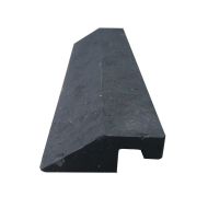 �ern� plastov� n�jezd nad pro plastov� podlahov� desky - 40 x 10 x 4,3 cm
