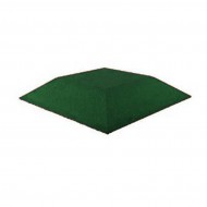 Zelen gumov krajov dopadov dladice (roh) FLOMA V100/R00 - 50 x 50 x 10 cm - zvtit obrzek