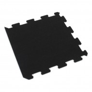 Zelen gumov modulov puzzle dlaba (okraj) FLOMA SportFlo S800 - 47,8 x 47,8 x 1,5 cm - zvtit obrzek