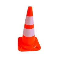 Oran�ov� plastov� (PVC) dopravn� reflexn� ku�el FLOMA CF46 - 29,5 x 29,5 x 50 cm