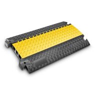 �erno-�lut� plastov� kabelov� most s transparentn�m v�kem DEFENDER 3 LUX - 105 x 60,5 x 7,