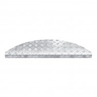 Hlinkov protiskluzov plkruhov nlap na schody ALU Step - 17,5 x 60 cm