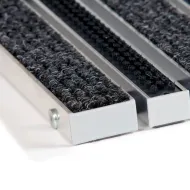 Textiln hlinkov istc vstupn vnitn kartov roho Alu Wide - 100 x 150 x 2,2 cm - zvtit obrzek