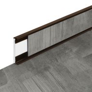 PVC vinylov� soklov� podlahov� li�ta Fortelock Business Viken coal mine C003 brown - 200 x - zv�t�it obr�zek