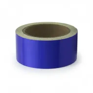 Modr� reflexn� v�stra�n� p�ska - 15 m x 5 cm - zv�t�it obr�zek