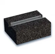 Gumov� st�e�n� podstavec pod kabelov� �lab s ALU f�li� FLOMA AL profil - 12,5 x 10 x 5 cm