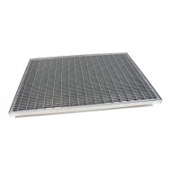 Kovov venkovn istc vstupn roho s odtokovou vanou FLOMA SteelMat - 60 x 80 x 2,5 cm - zvtit obrzek