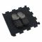 erno-modr gumov modulov puzzle dlaba (okraj) 