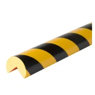 �erno-�lut� p�nov� ochrana roh� zd�, st�n (L-profil) - 100 x 4 x 2,5 cm