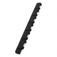Hnědý plastový nájezd pro terasové dlaždice Linea Marte - 59,5 x 5,3 x 1,3 cm - zvětšit obrázek