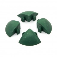 Zelen plastov rohov njezd pro terasovou dlabu Linea Easy - 5,4 x 5,4 cm vka 2,5 cm 