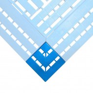 Modr nbhov rohov hrana WORK-DECK - 11,2 x 11,2 x 2,5 cm - zvtit obrzek