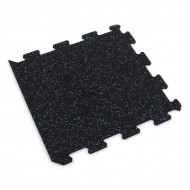 erno-modr gumov modulov puzzle dlaba (okraj) FLOMA IceFlo SF1100 - 47,8 x 47,8 x 0,8  - zvtit obrzek