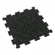 erno-zelen gumov modulov puzzle dlaba (sted) FLOMA FitFlo SF1050 - 47,8 x 47,8 x 0,8 - zvtit obrzek