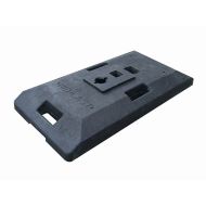 �ern� plastov� podstavec CZ 1 pod dopravn� zna�ky - 85 x 41 x 10 cm