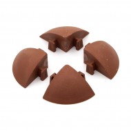 Hnd plastov rohov njezd pro terasovou dlabu Linea Easy - 5,4 x 5,4 cm vka 2,5 cm -
