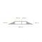 ern plastov kabelov most - 9 m x 10,8 cm x 1,4