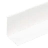 B�l� plastov� PVC soklov� li�ta F112 - 40 m x 3 cm x 3 cm