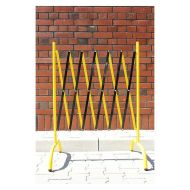 �erno-�lut� ocelov� mobiln� bari�ra - 310 x 109 cm