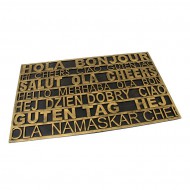 Gumov vstupn roho Multilanguage - 75 x 45 x 0,9 cm