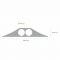 ern plastov kabelov most - 9 m x 15,6 cm x 3 c