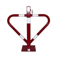�erven� ocelov� sklopn� parkovac� z�brana - 55 x 60 cm - zv�t�it obr�zek