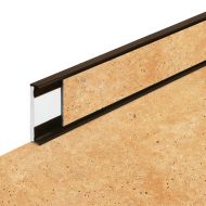 PVC vinylov� soklov� podlahov� li�ta Fortelock Business Tornes venus C007 brown - 200 x 5, - zv�t�it obr�zek