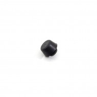 Černý gumový doraz nástrčný do díry FLOMA - průměr 1,7 cm x 0,9 cm a výška krku 0,2 cm - zvětšit obrázek