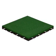 Zelen gumov certifikovan dopadov dlaba FLOMA ProF - 50 x 50 x 3 cm