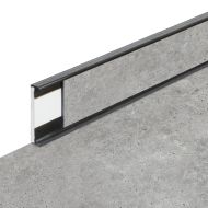 PVC vinylov� soklov� podlahov� li�ta Fortelock Business Tornes full moon C012 graphite - 2