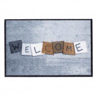 Vnitřní čistící vstupní rohož FLOMA Optima Concrete Welcome - délka 50 cm, šířka 75 cm a v - zvětšit obrázek
